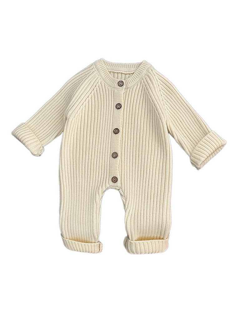 Knitted Thickened Rompers Newborn Winter Clothes Sweater Romper - Cindi Book