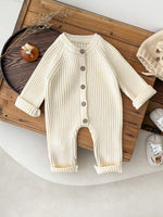 Knitted Thickened Rompers Newborn Winter Clothes Sweater Romper - Cindi Book