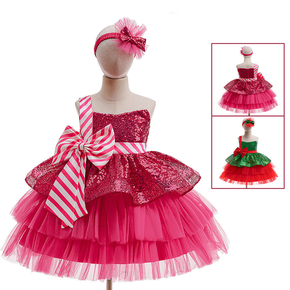 Style Children's Clothing Christmas Red Green