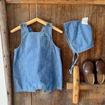 Baby Denim Overalls With Suspenders Casual Sleeveless Vest - Cindi Book
