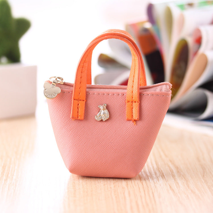 Factory Direct Korean Zero Purse Hand Leather Bag Candy Color Lovely Zero Purse - Cindi Book