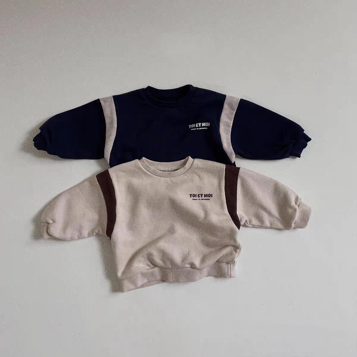 Baby Children's Korean-style Patchwork Sweater - Cindi Book
