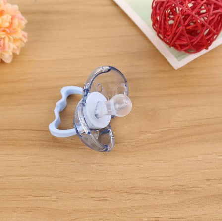Love baby baby baby new baby pacifier anti automatically closed round head flat hair randomly issued - Cindi Book