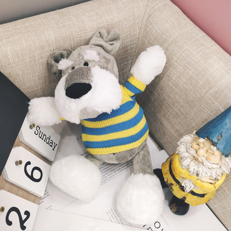 Schnauzer doll cute ins plush toy puppy husky doll - Cindi Book