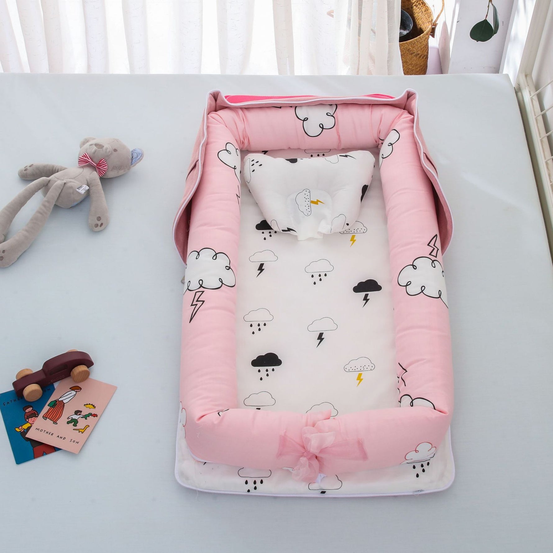 Cotton Portable Foldable Baby Bed - Cindi Book