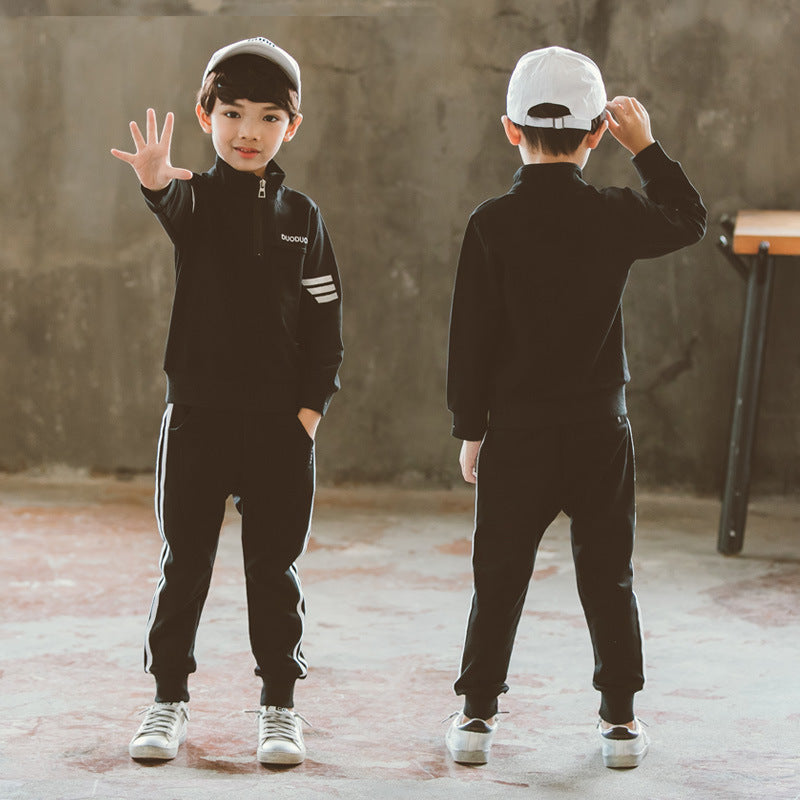 Boys'New Spring Garment in Two Kids' Leisure Sports Kids'Spring School Garments - Cindi Book