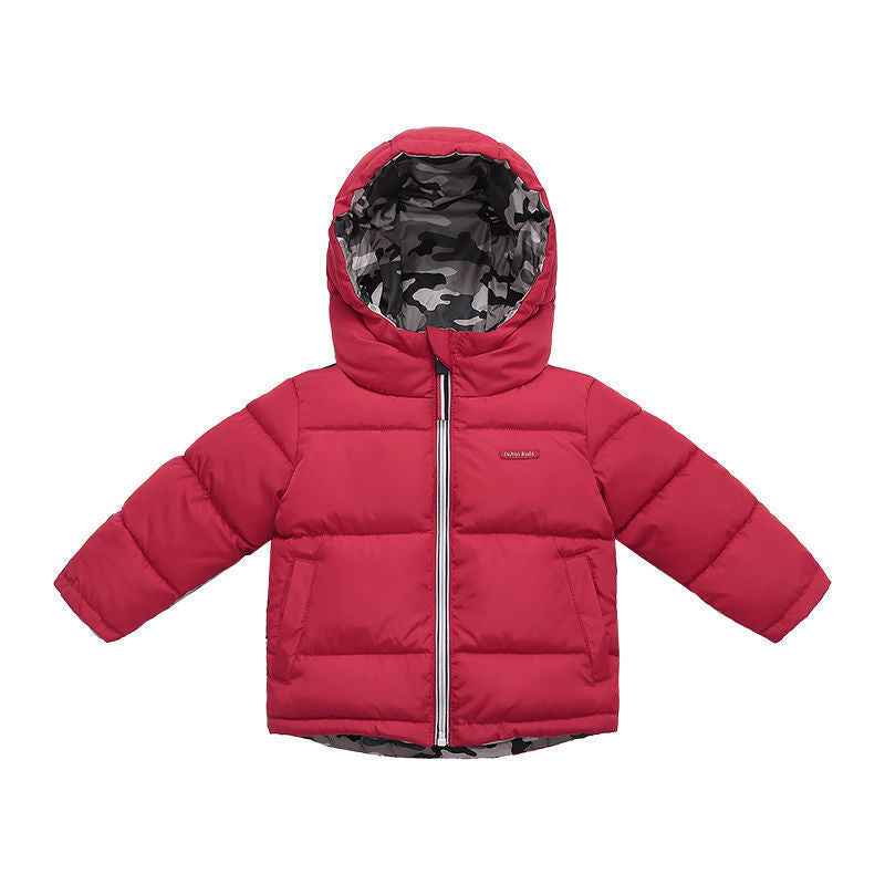 Middle And Small Children Wear Double-sided Padded Winter Jackets - Cindi Book