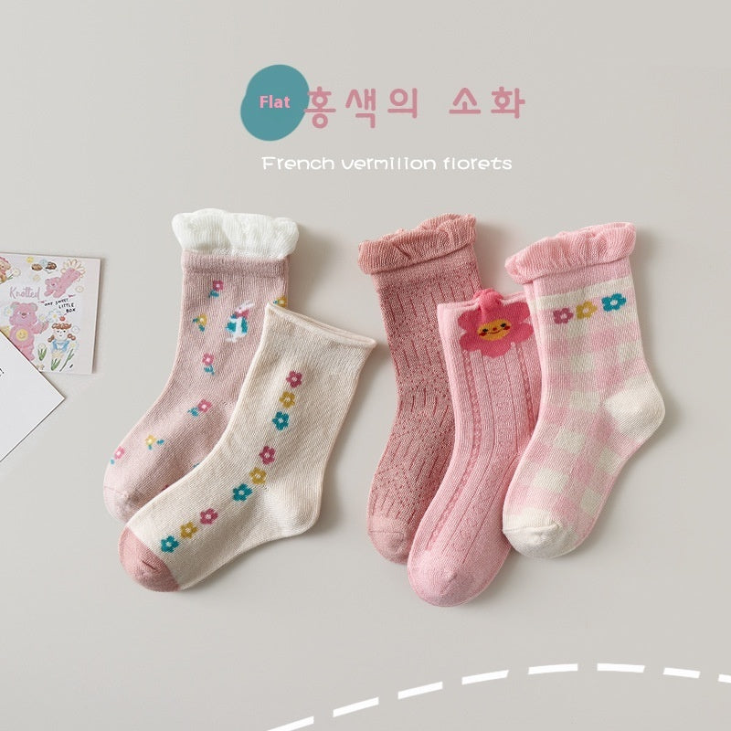 Autumn And Winter Cartoon Dinosaur Mid-calf Cotton Warm Sports Boys' Socks - Cindi Book