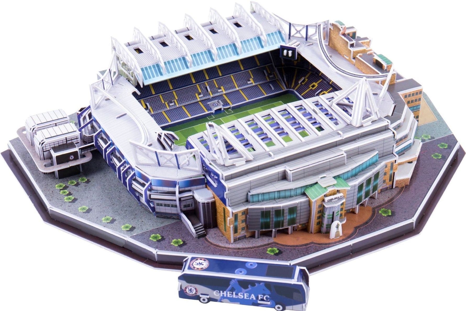 Classic Jigsaw DIY 3D Puzzle World Football Stadium European Soccer Playground Assembled Building Model Puzzle Toys For Children - Cindi Book
