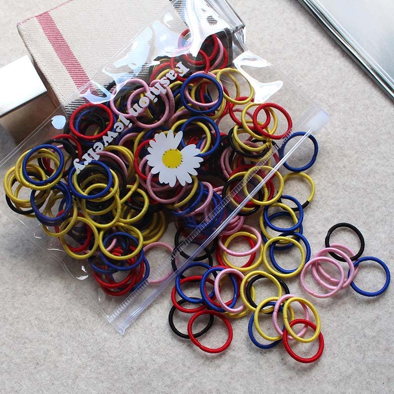Mini baby finger colored hair loops will not hurt your hair - Cindi Book