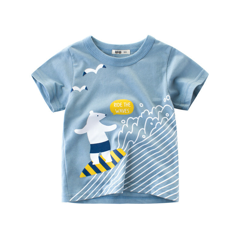 Children's Short Sleeve T-Shirts, Baby Outfit, Boys