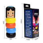 Immortal Daruma Unbreakable Wooden Man Magic Toy Magic Tricks Close Up Stage Magic Props Comedy Mentalism Toy Accessory - Cindi Book