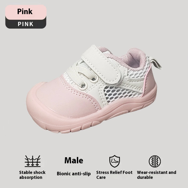 Baby Girl Soft Bottom Toddler Breathable Mesh Shoes - Cindi Book