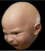 Crying Mask Funny S Y Angry Baby Face Latex Mask Headgear Halloween - Cindi Book