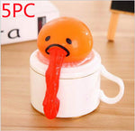 Puking Ball Brother Egg Yolk Pinch Vomit Spoof And Play Tricky Toys - Cindi Book