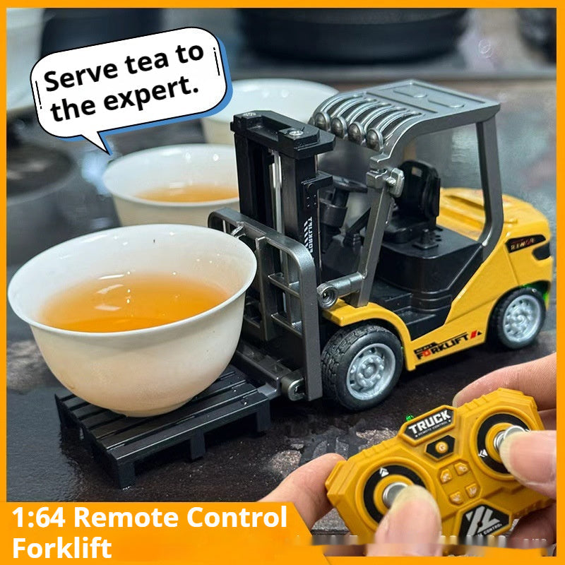 Remote Control Mini Forklift Desktop Alloy Engineering Remote Car Model - Cindi Book