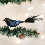 Old World Christmas Raven Ornament - hand-blown glass Christmas tree ornament
