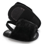 Children's Fur Toddler Flat-heel Slippers - Cindi Book