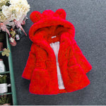 A girl's fur coat for autumn and winter - Cindi Book