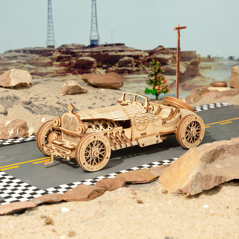 Robotime 3D Wooden Puzzle Prime Steam Express Model DIY Kit Puzzle Toy - Cindi Book
