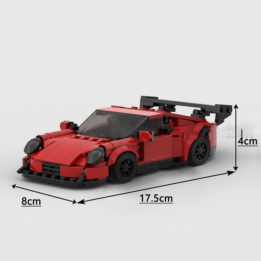 Children's Fashion Simple Racing Super Running Building Blocks Toys - Cindi Book