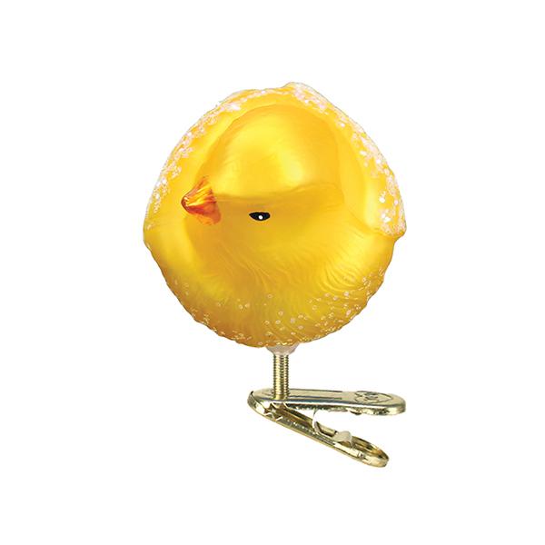 Old World Christmas Canary Ornament - hand-blown glass Christmas tree ornament (view 5)