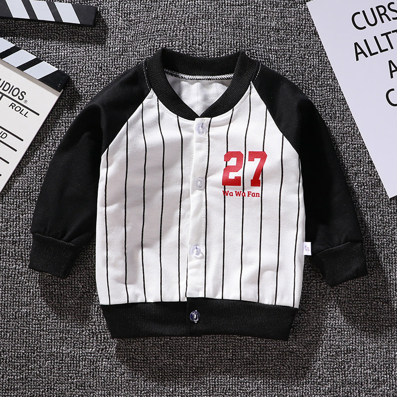 Boys And Girls Jackets Korean Baseball Uniforms Children's Babies Casual Western Style - Cindi Book