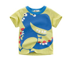 Children's Wear Summer New Korean Children's Boys Cotton T-shirt Men's Treasure In Children's Short Sleeves - Cindi Book