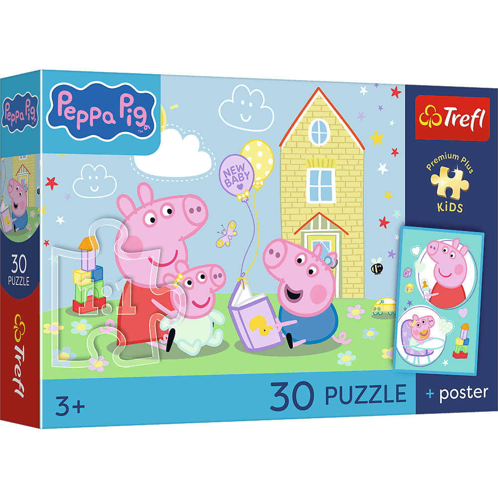 Trefl Premium Plus Kids Peppa Pig Peppa Has a Plan 30 Piece Puzzle