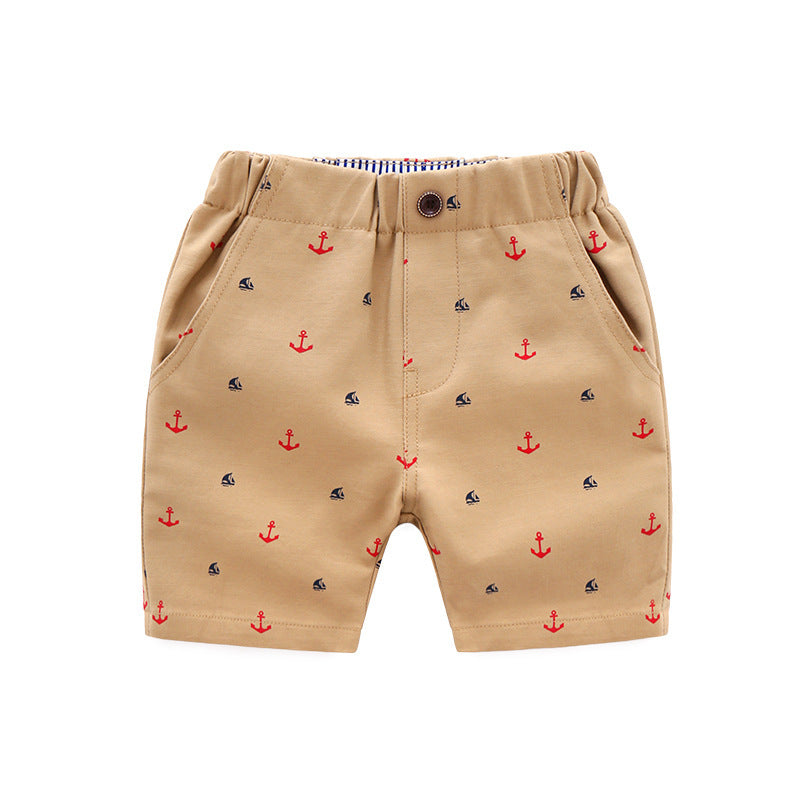 Casual Baby Print Fashion Thin Pants Children Beach Shorts - Cindi Book