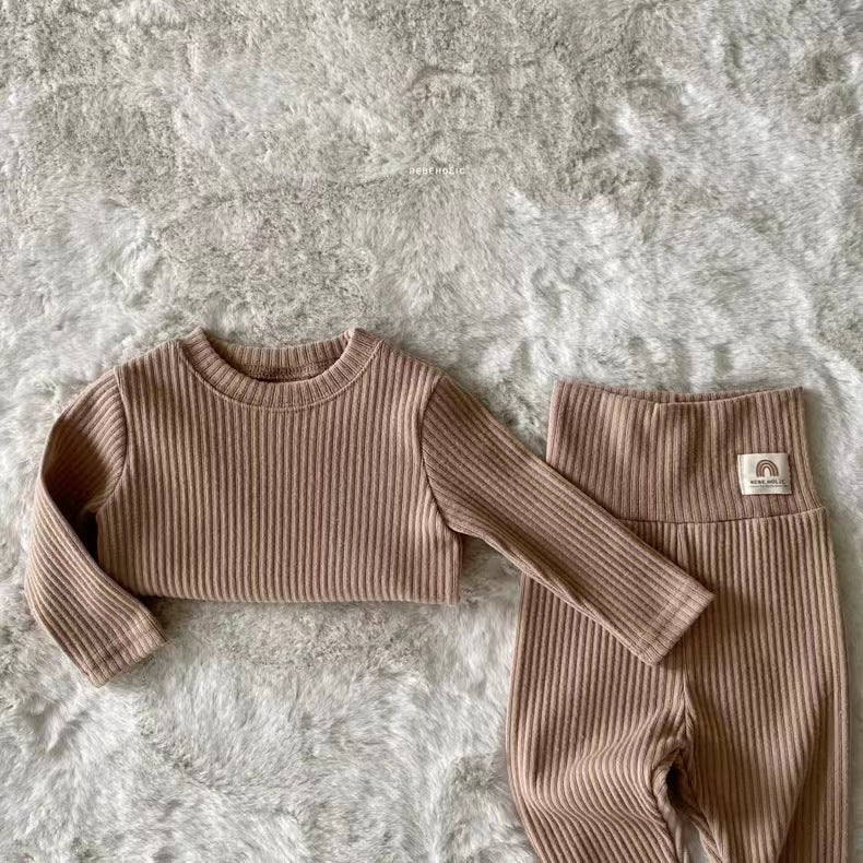 Solid Color Suit Rainbow Fashion Simple All-match Out Home Wear - Cindi Book