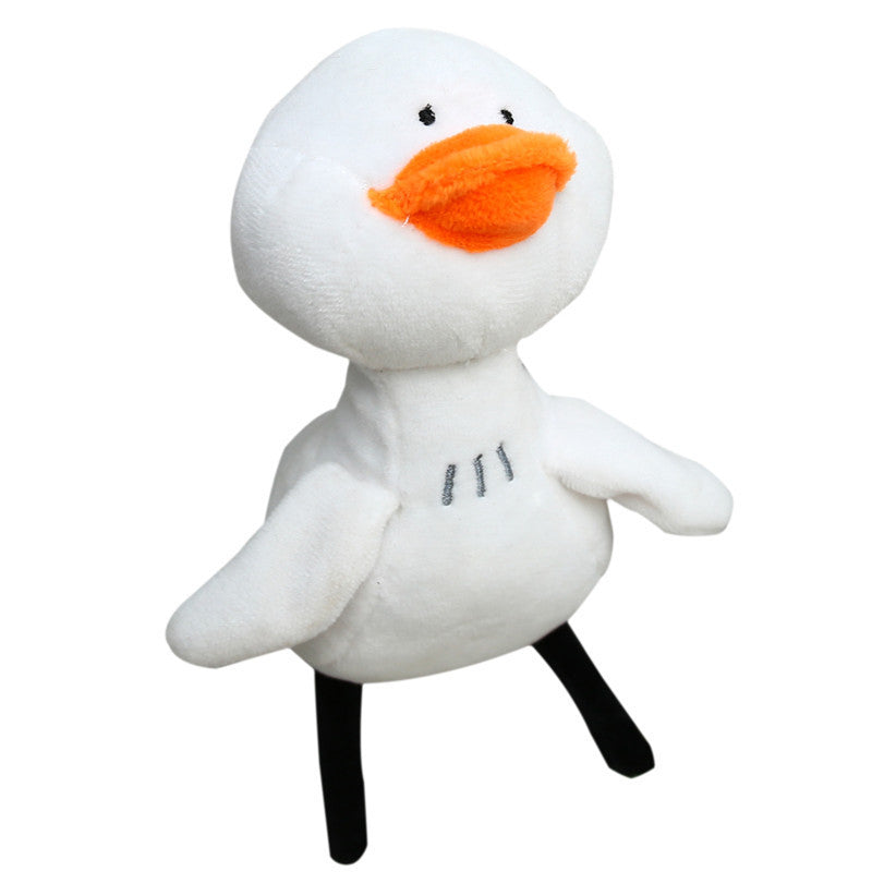 Little white duck plush pendant - Cindi Book