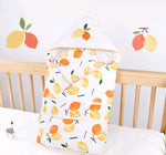 Baby holding autumn and winter newborn belt wrapped cotton newborn thickening blanket baby blanket baby quilt - Cindi Book