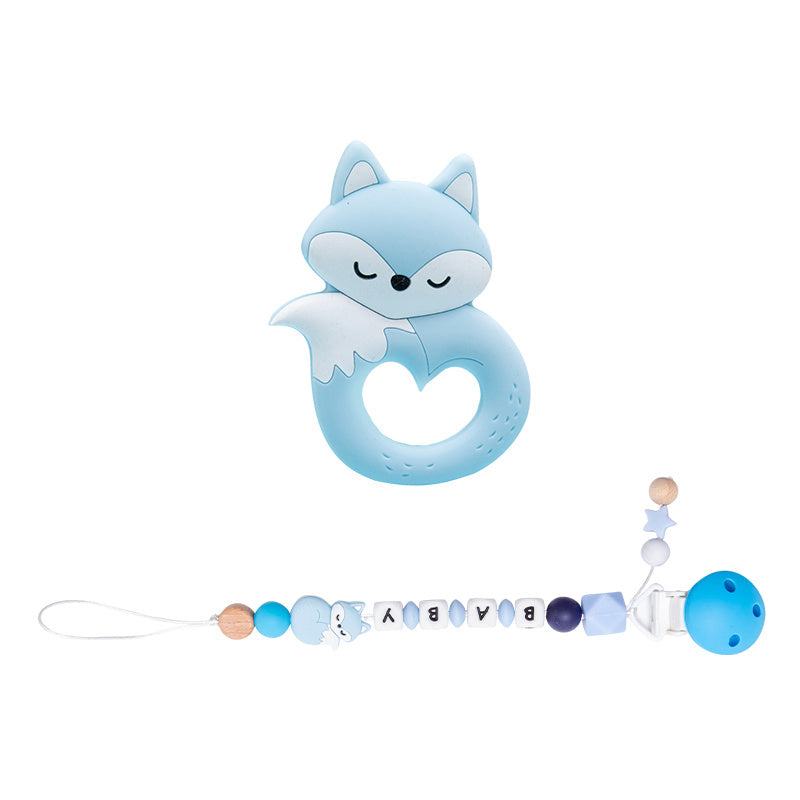 Baby pacifier chain baby silicone molar teether bite - Cindi Book