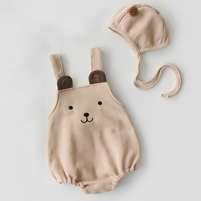 Baby sleeveless strapless cotton robe hat - Cindi Book