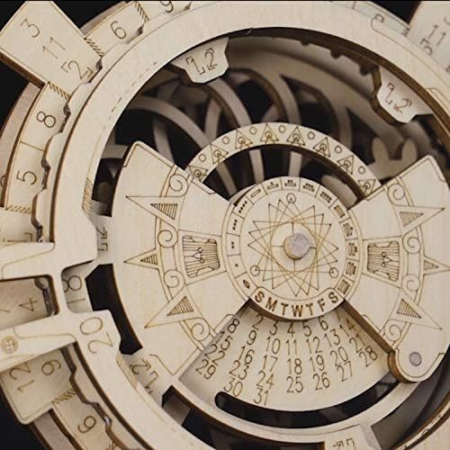 ROBOTIME 3D Puzzles Perpetual Calendar Wooden Model Kits Brain Teasers Sets LK201 - Cindi Book