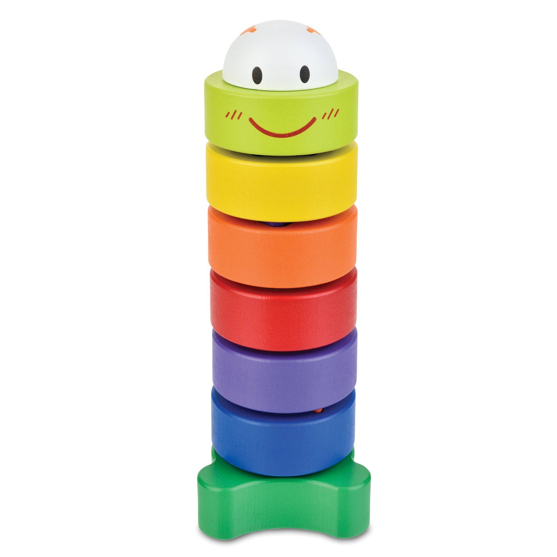 CATERPILLAR SORT AND STACK Montessori Wooden Stacker & Shape Sorter Toy