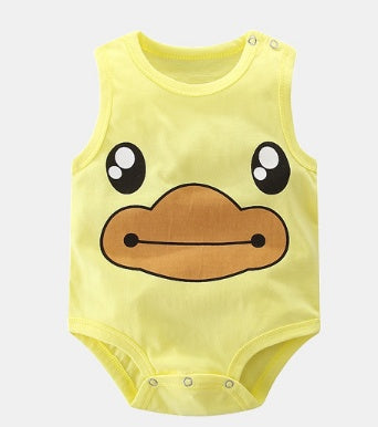 Sleeveless Baby rompers clothes newborn baby clothes - Cindi Book