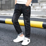 Boys' denim trousers, new style, big children's trousers, spring and autumn children's trousers - Cindi Book