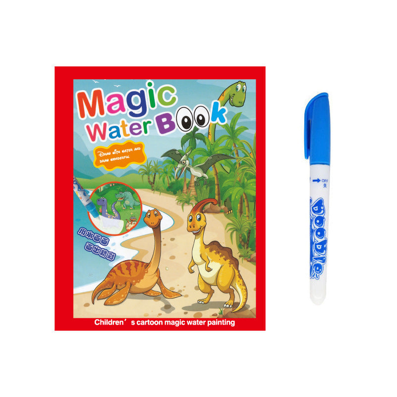 Children's Creative Magic  Water Painting Book - Cindi Book