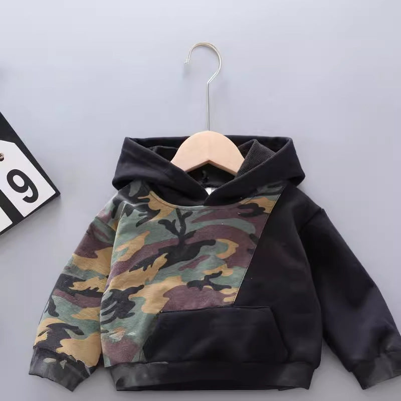 Boy Loose Children's Clothing T-shirt Long Sleeve Sweater - Cindi Book