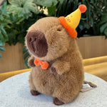 Birthday Hat Capabala Cute Capybara Plush Toy - Cindi Book