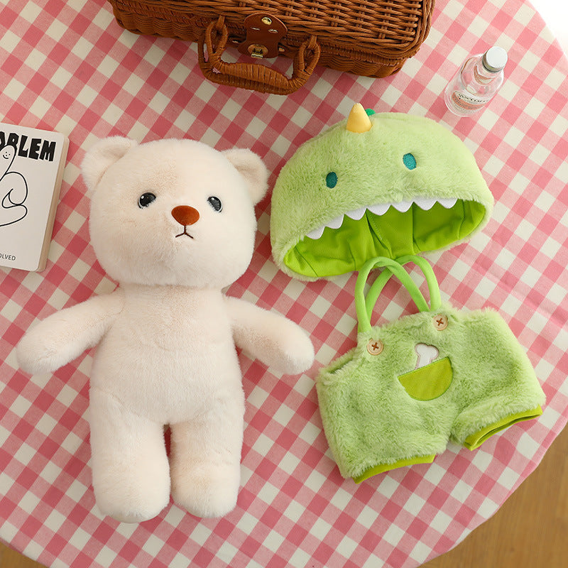 Dress-Up Bear Series Children's Birthday Gift Cute Plush - Cindi Book