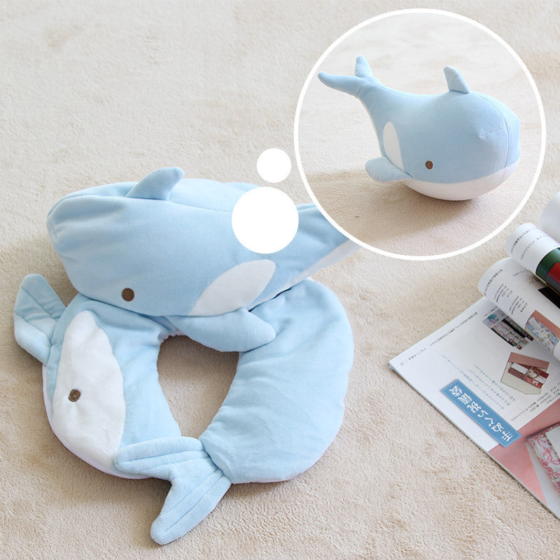 Soft Pillow Penguin U-Shaped Sleep Protection Neck Pillow Home Office Nap Body Pillows Travel Car Adult Cute Pillows - Cindi Book