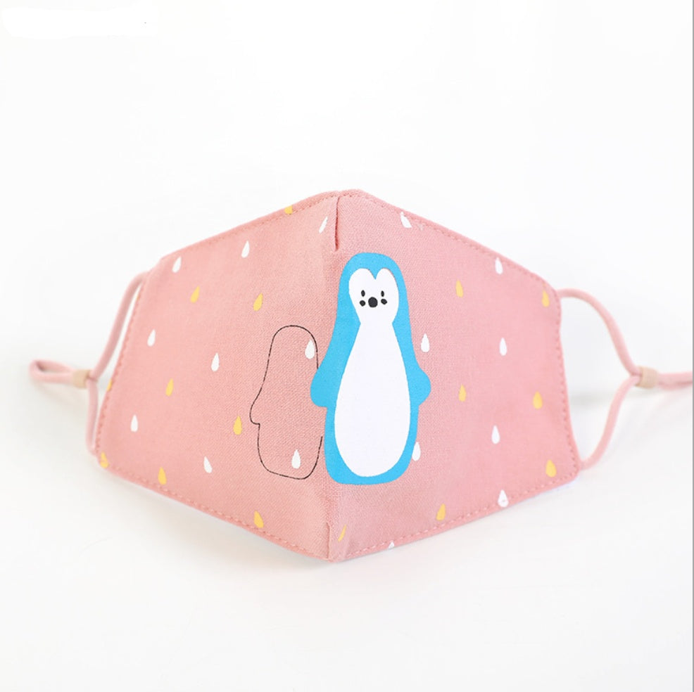 Kid Carton Cotton Facial Mask Adult Mask - Cindi Book