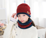 Warm knitted hat children's cap - Cindi Book
