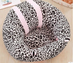 Infant Safety Seat Child Portable Eating Chair Plush Toy Baby Learning Sitting Sofa Dining Chair Stool - Cindi Book