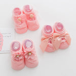 3 pairs of lace bow hole socks - Cindi Book