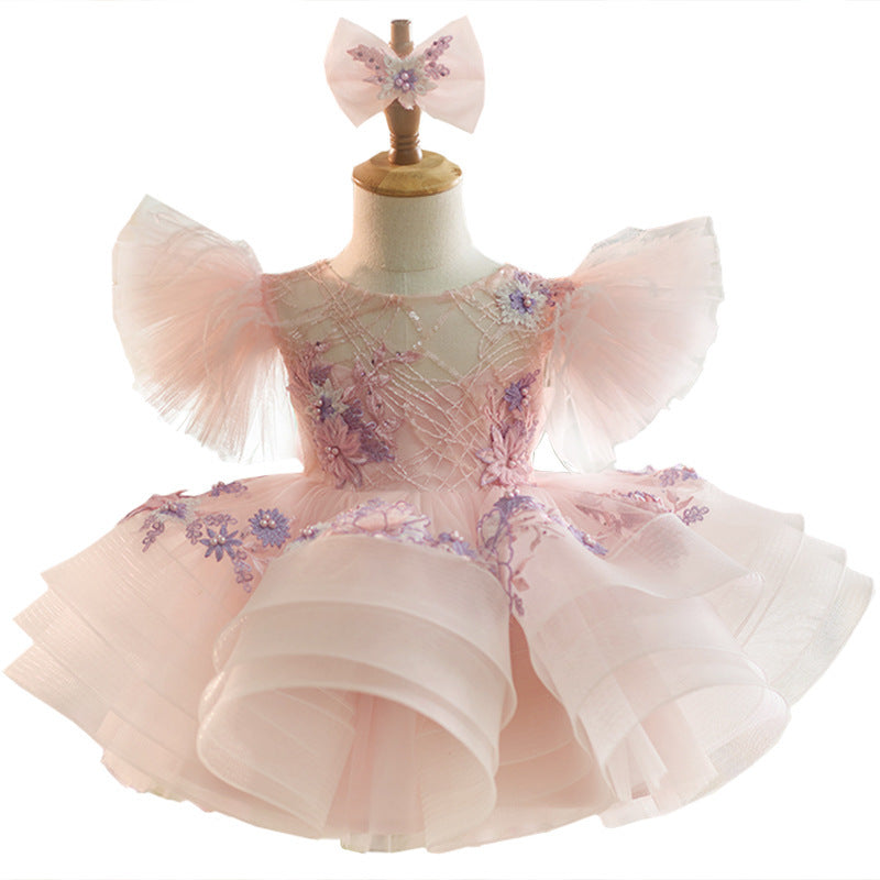 European And American Girls Umbrella Princess Dress - Cindi Book