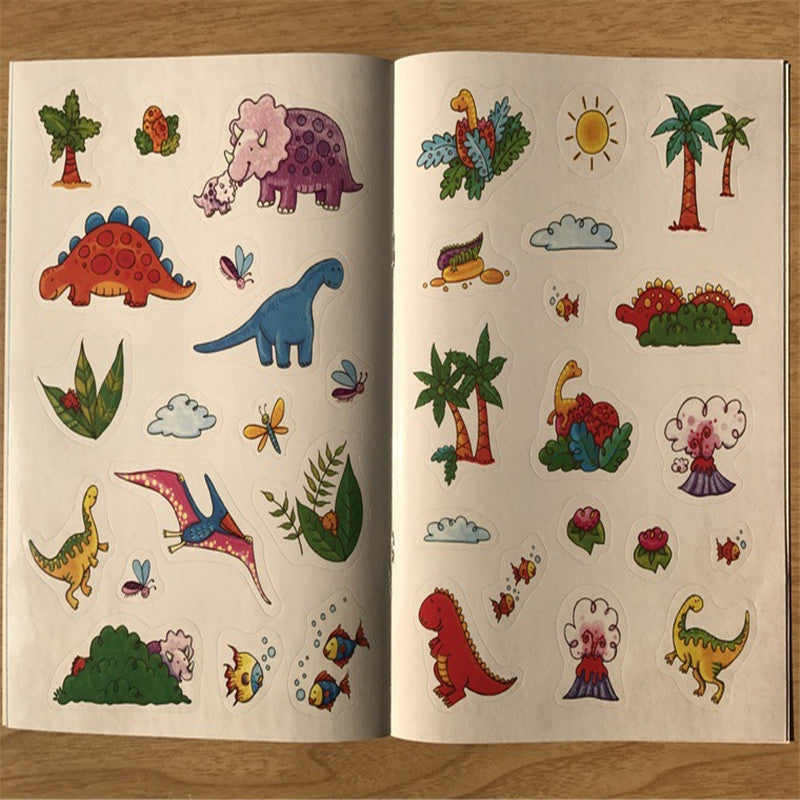 Children coloring sticker book - Cindi Book